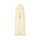JIL SANDER 34 wool ripstop pants