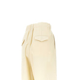 JIL SANDER 34 wool ripstop pants