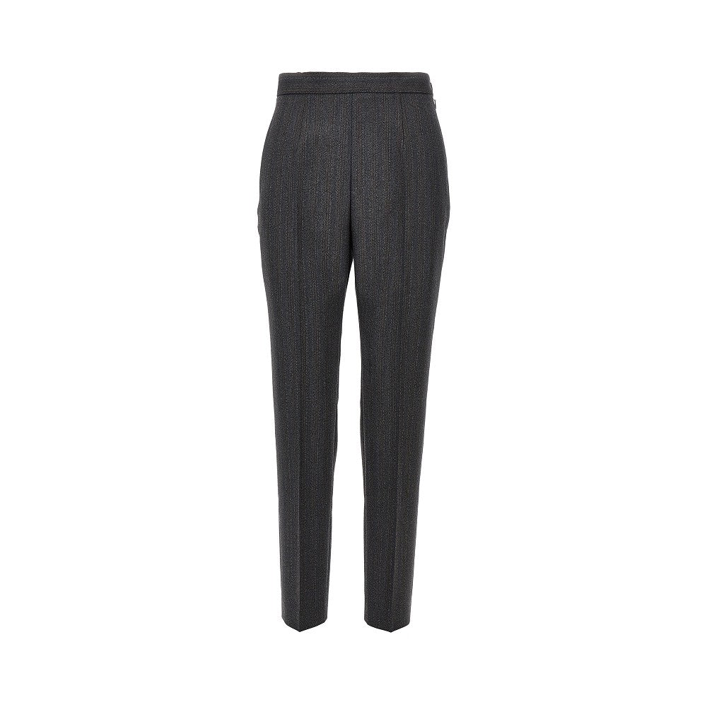 JIL SANDER 40 pinstriped wool tailored pants