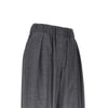 pinstriped wool pants