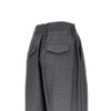 pinstriped wool pants