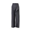 draped-effect fil-à-fil wool pants