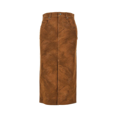 bisane faux leather skirt