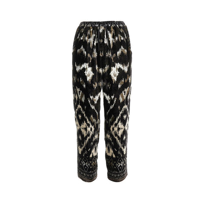 PIERRE LOUIS MASCIA S printed chenille tapered pants