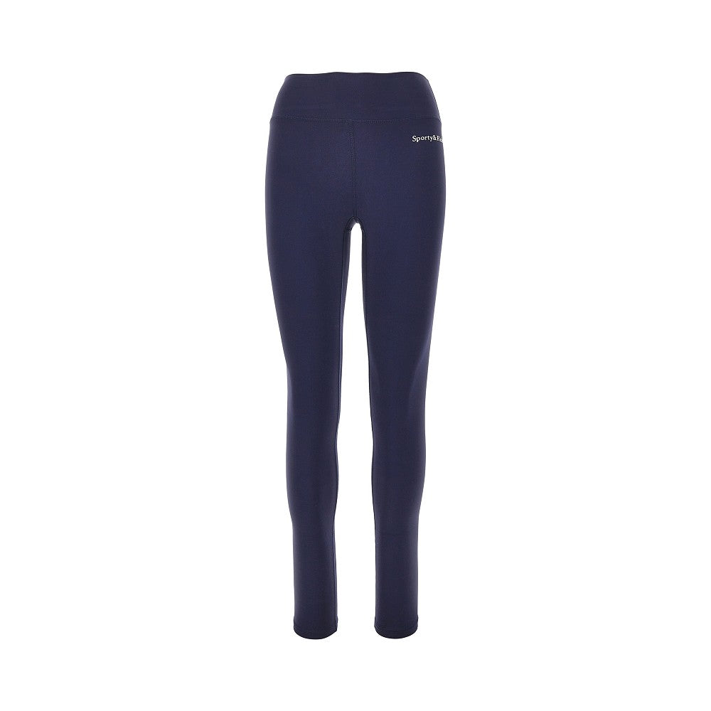 serif logo leggings