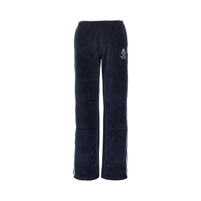 SPORTY AND RICH S ny crest velour track pants