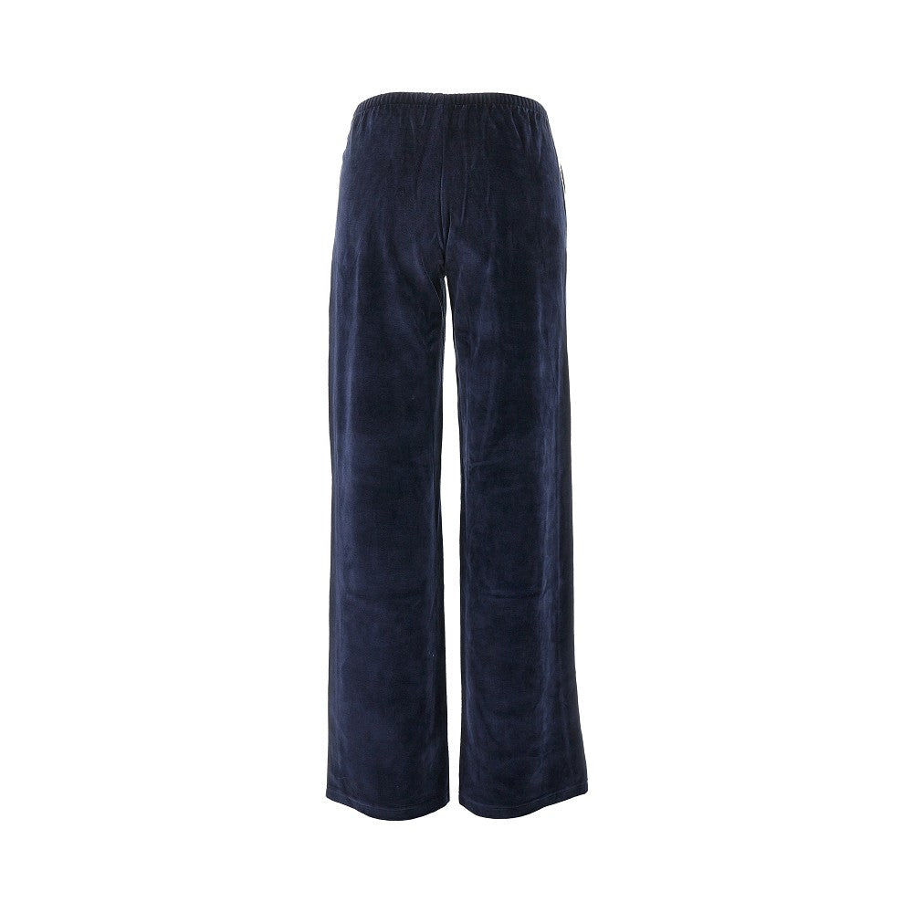 SPORTY AND RICH S ny crest velour track pants
