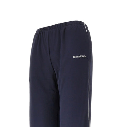 SPORTY AND RICH S serif logo track pants