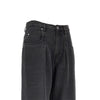 wide-leg denim pants
