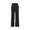 wool-blend pinstriped pants