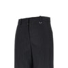 wool-blend pinstriped pants