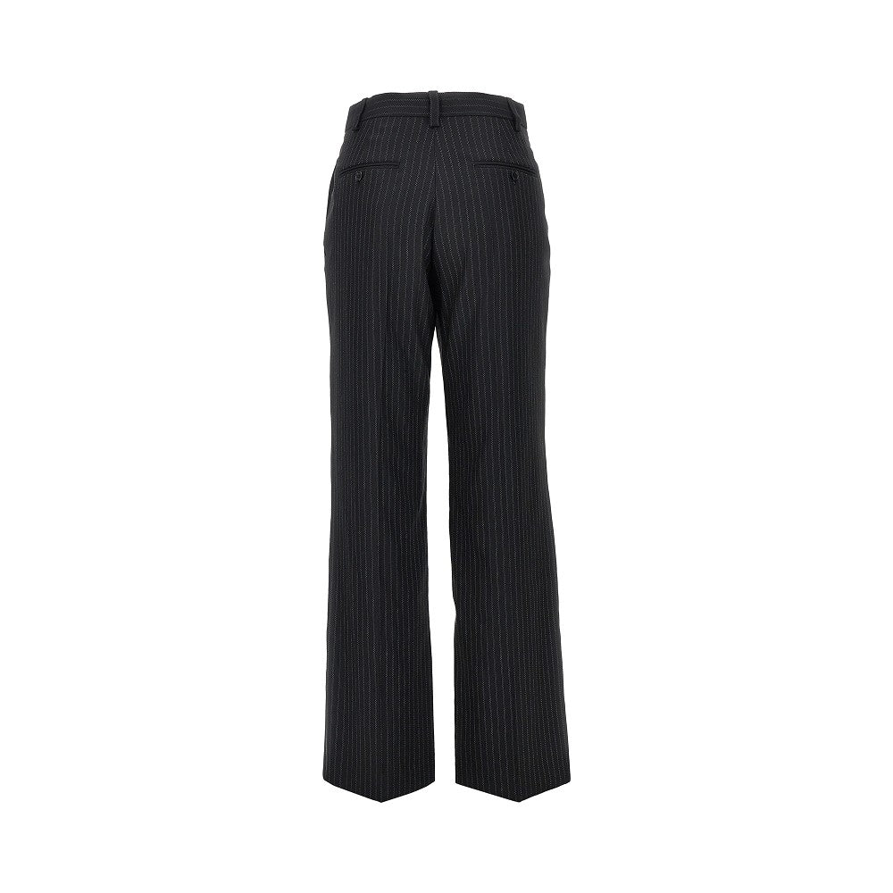 wool-blend pinstriped pants