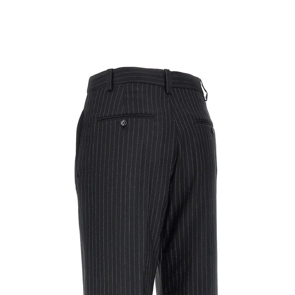 wool-blend pinstriped pants