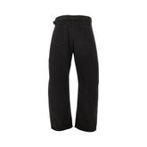 LEMAIRE M twisted denim pants with belt