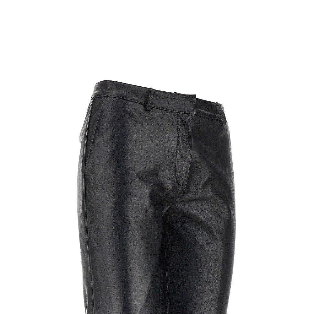 THE FRANKIE SHOP L lior leather capri pants