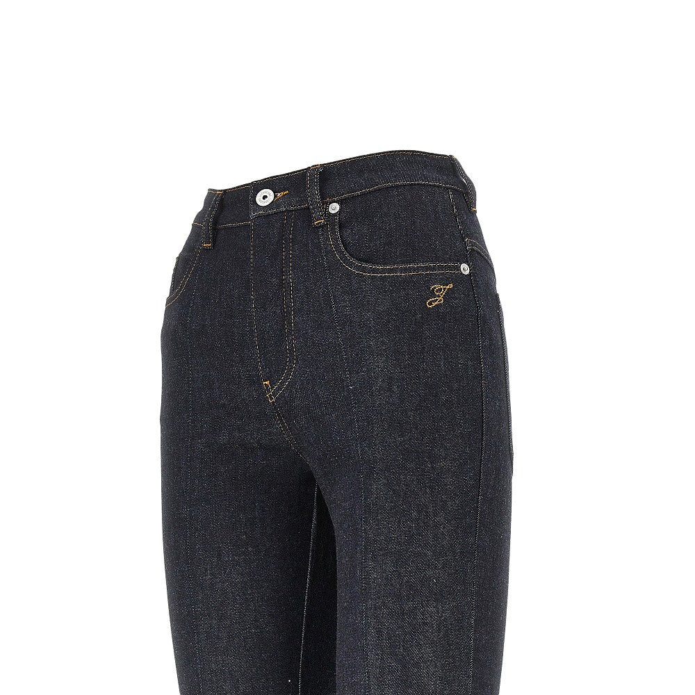 JACQUEMUS 26 stretch denim capri jeans