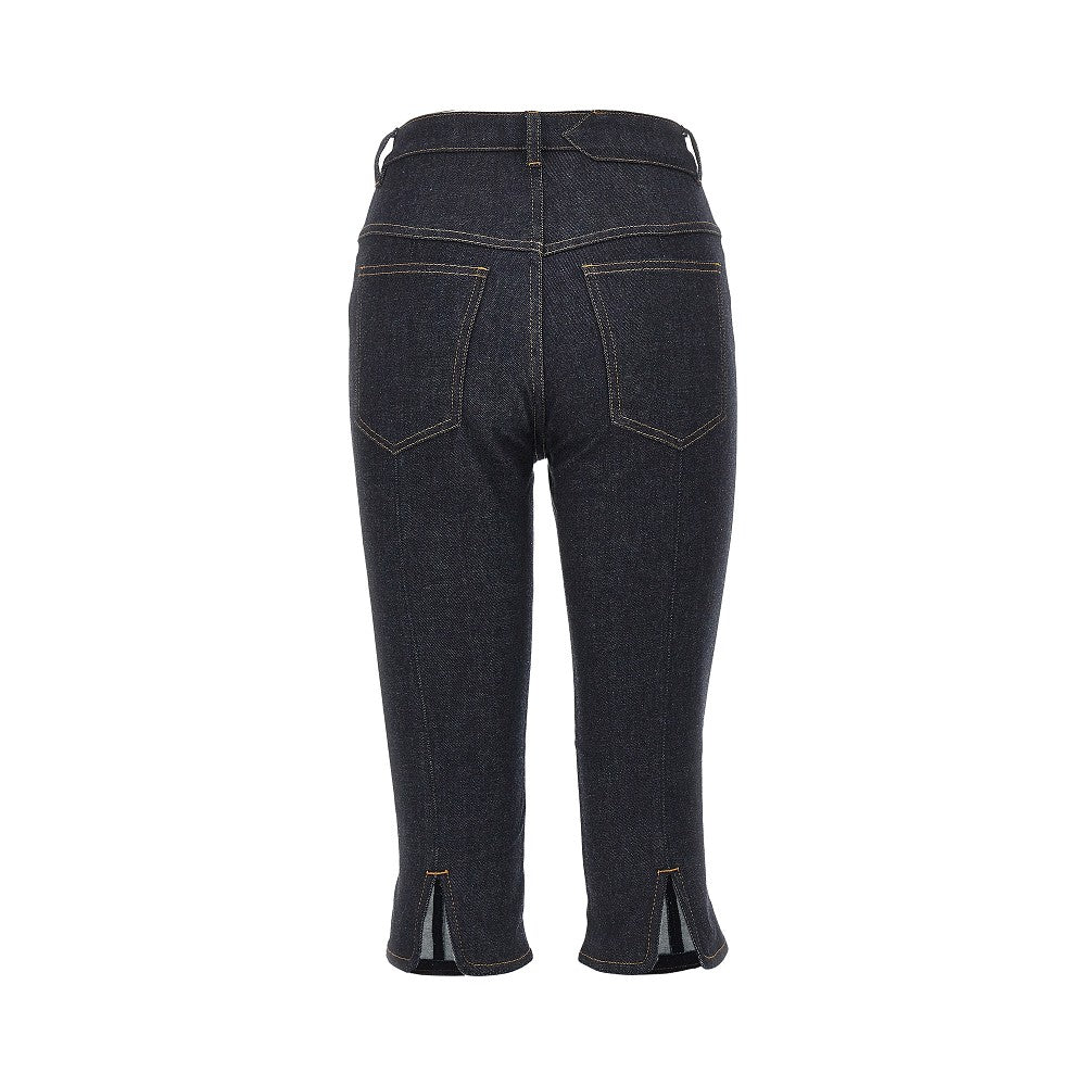 JACQUEMUS 26 stretch denim capri jeans