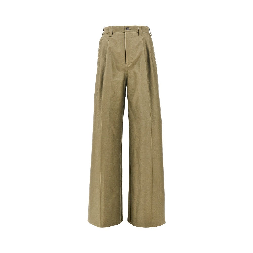 MAISON MARGIELA 40 wide leg cotton pants with darts