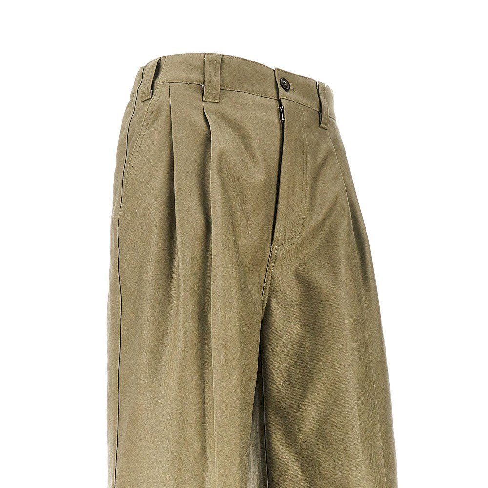 MAISON MARGIELA 40 wide leg cotton pants with darts