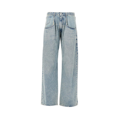 straight leg loose fit jeans