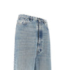 loose fit jeans with dropped crotch