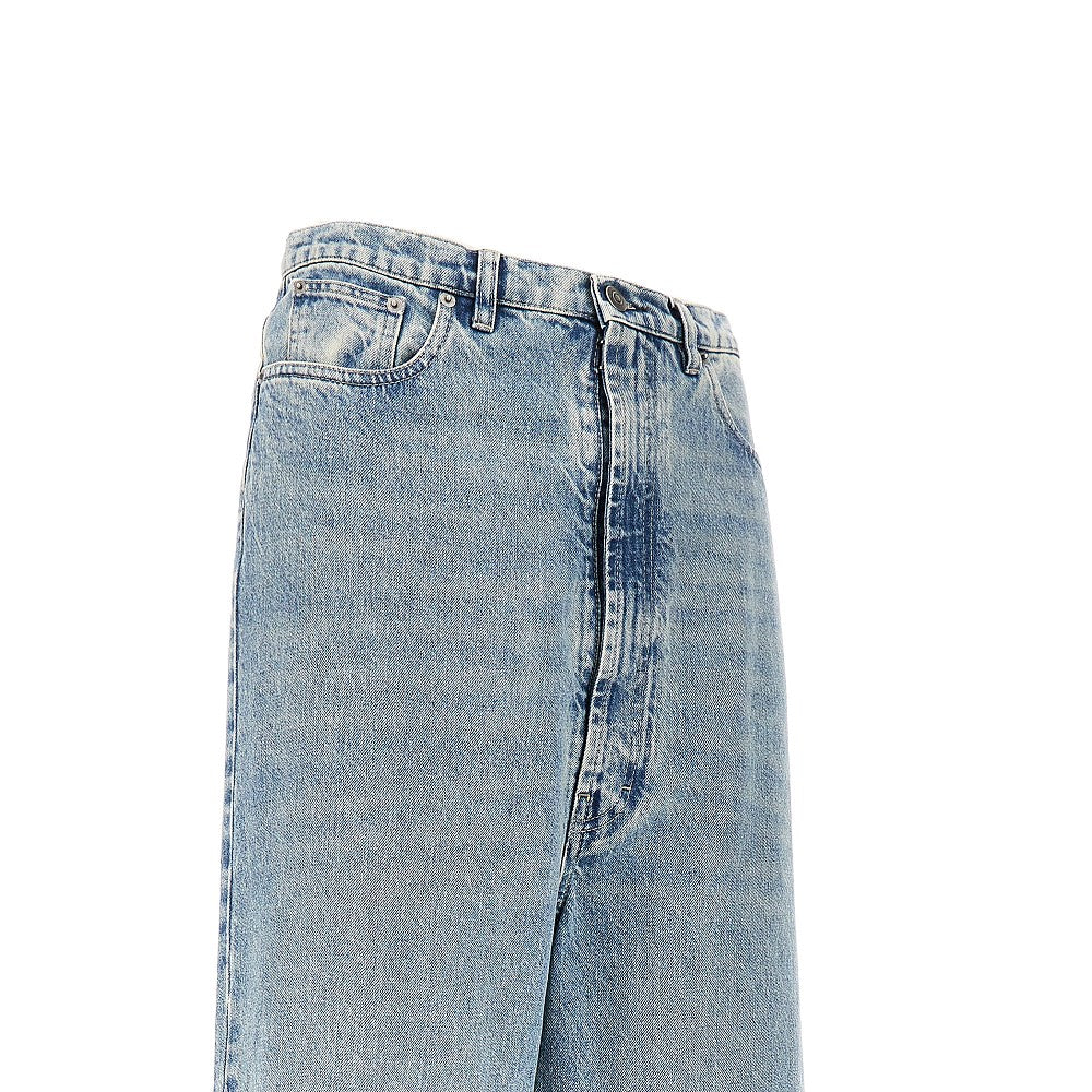 loose fit jeans with dropped crotch