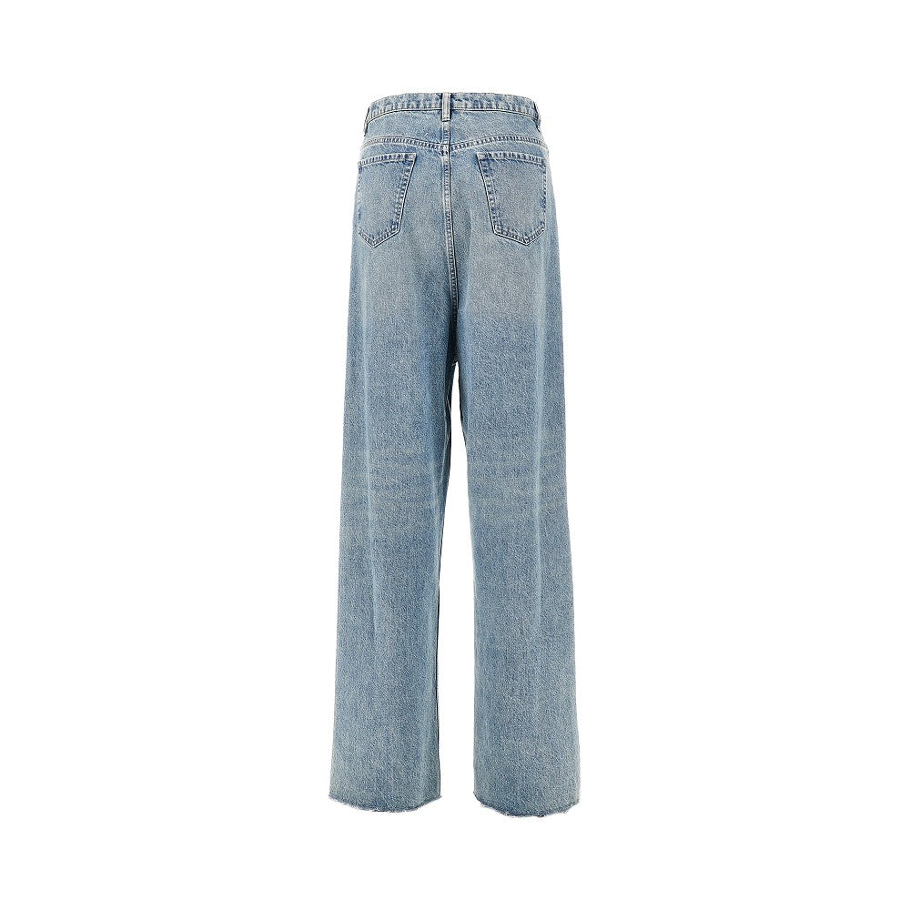 loose fit jeans with dropped crotch
