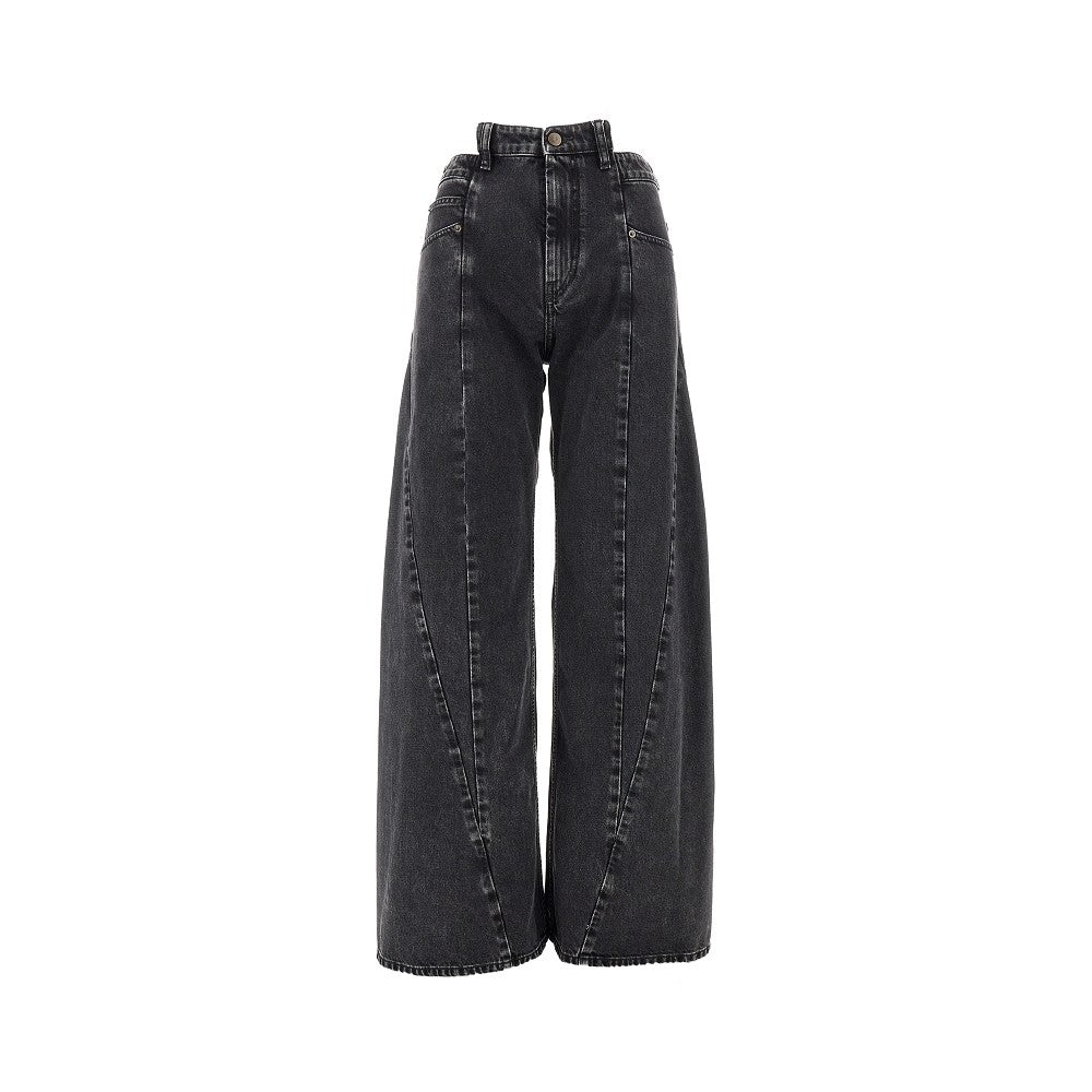 MAISON MARGIELA 36 cut-out waist jeans