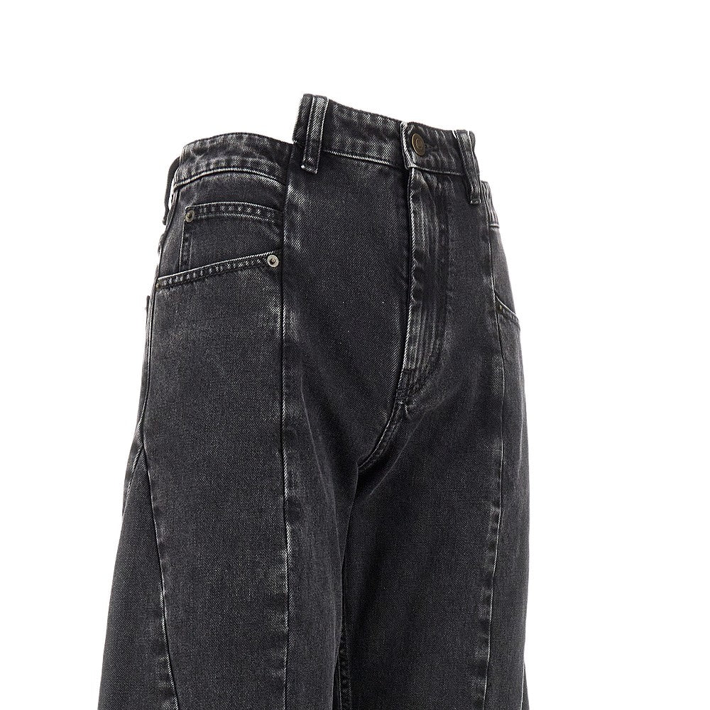 MAISON MARGIELA 36 cut-out waist jeans