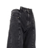 cut-out waist jeans