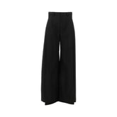 MM6 40 wide pants with tuck effect