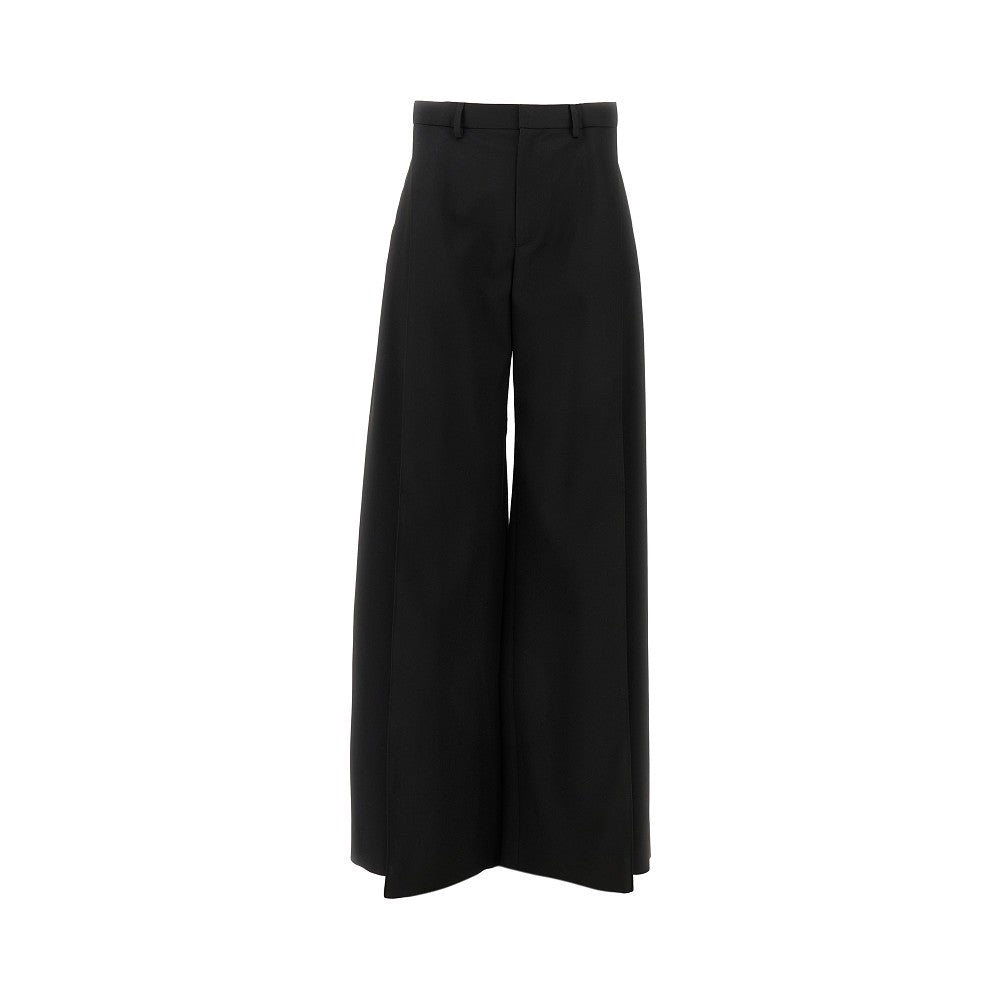 MM6 40 wide pants with tuck effect
