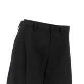 MM6 40 wide pants with tuck effect