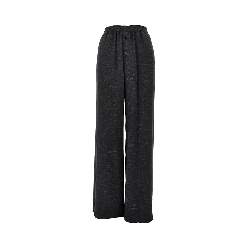 MM6 40 jacquard satin pyjama pants