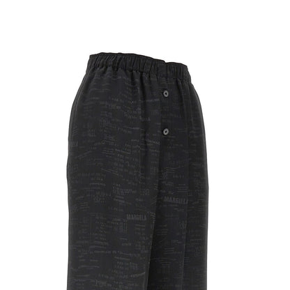 MM6 40 jacquard satin pyjama pants