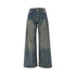 MM6 26 distressed denim wide leg jeans