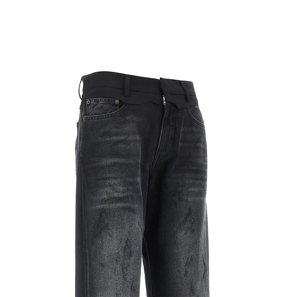 MM6 25 jeans with waist tailored insert