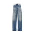 MM6 24 jeans with turned-down waist effect