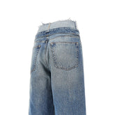 MM6 24 jeans with turned-down waist effect