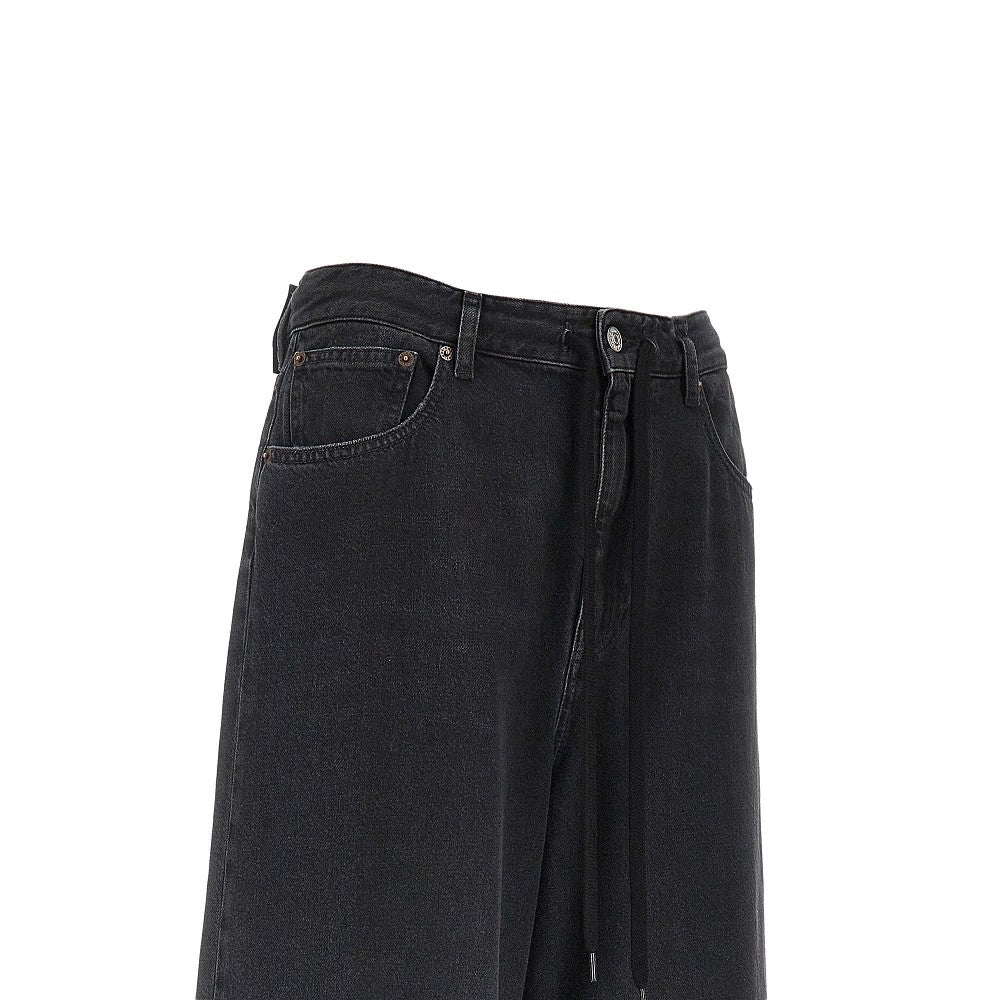MM6 25 oversized jeans with drawstring