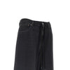 oversized jeans with drawstring