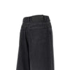 oversized jeans with drawstring