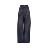 used effect wide leg jeans