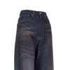 used effect wide leg jeans