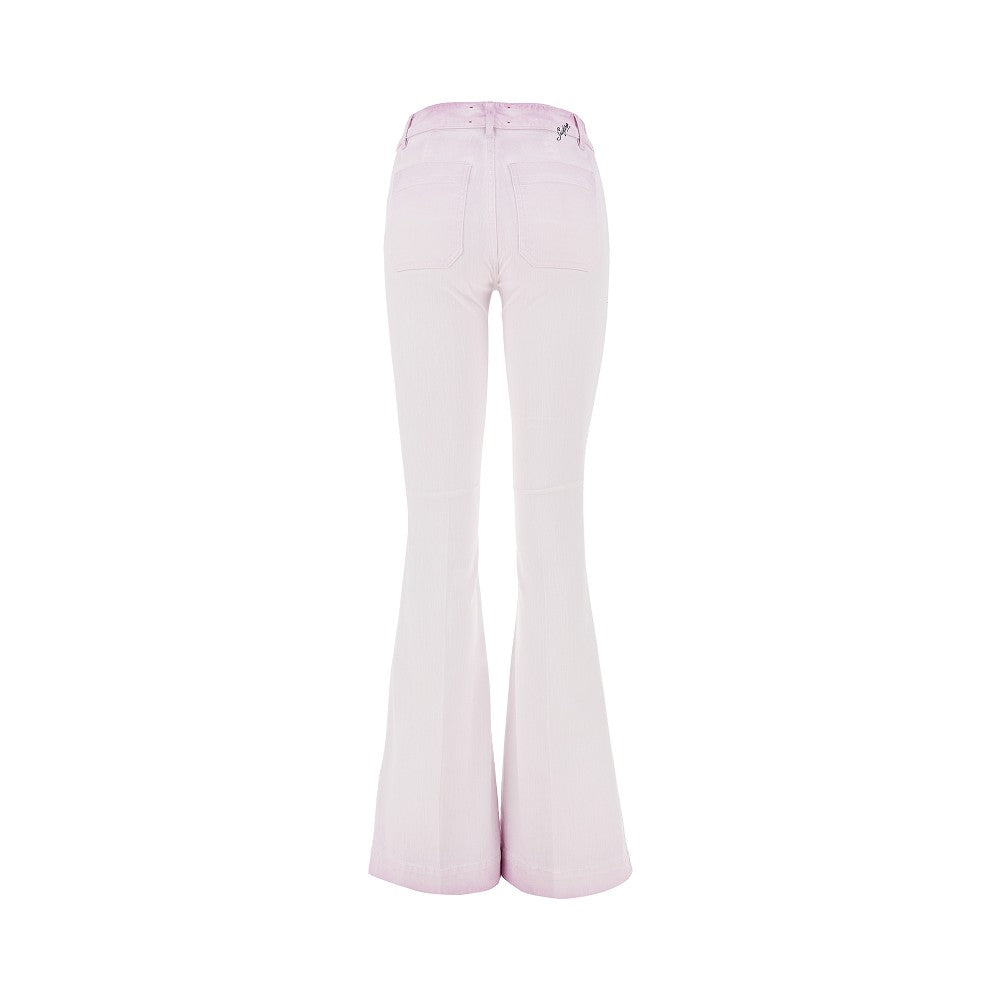 delphine stretch bull flared jeans