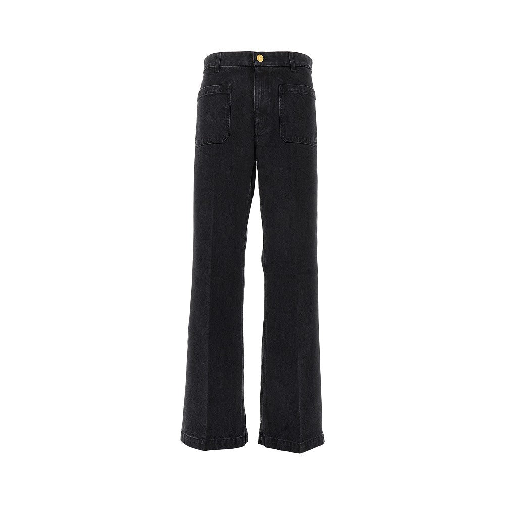 SEAFARER 27 cotton denim curt pants