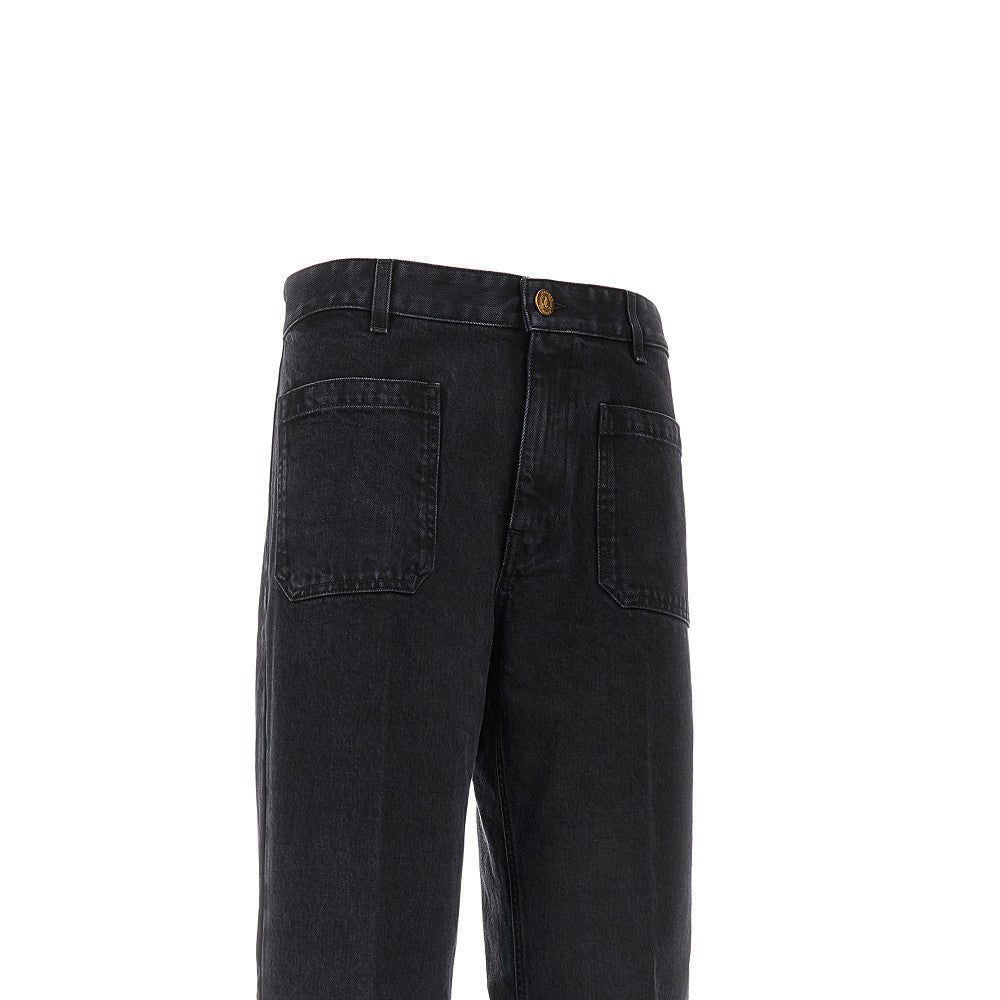 SEAFARER 27 cotton denim curt pants