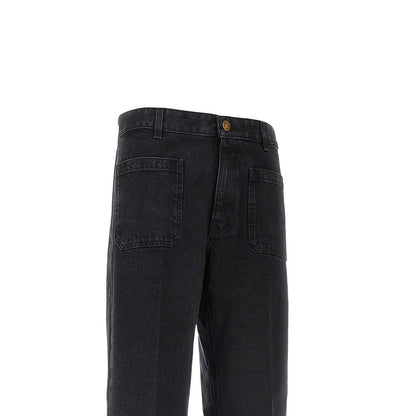 SEAFARER 27 cotton denim curt pants