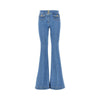 emi stretch denim flared jeans