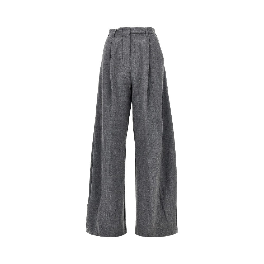 billie wide-leg wool-blend pants